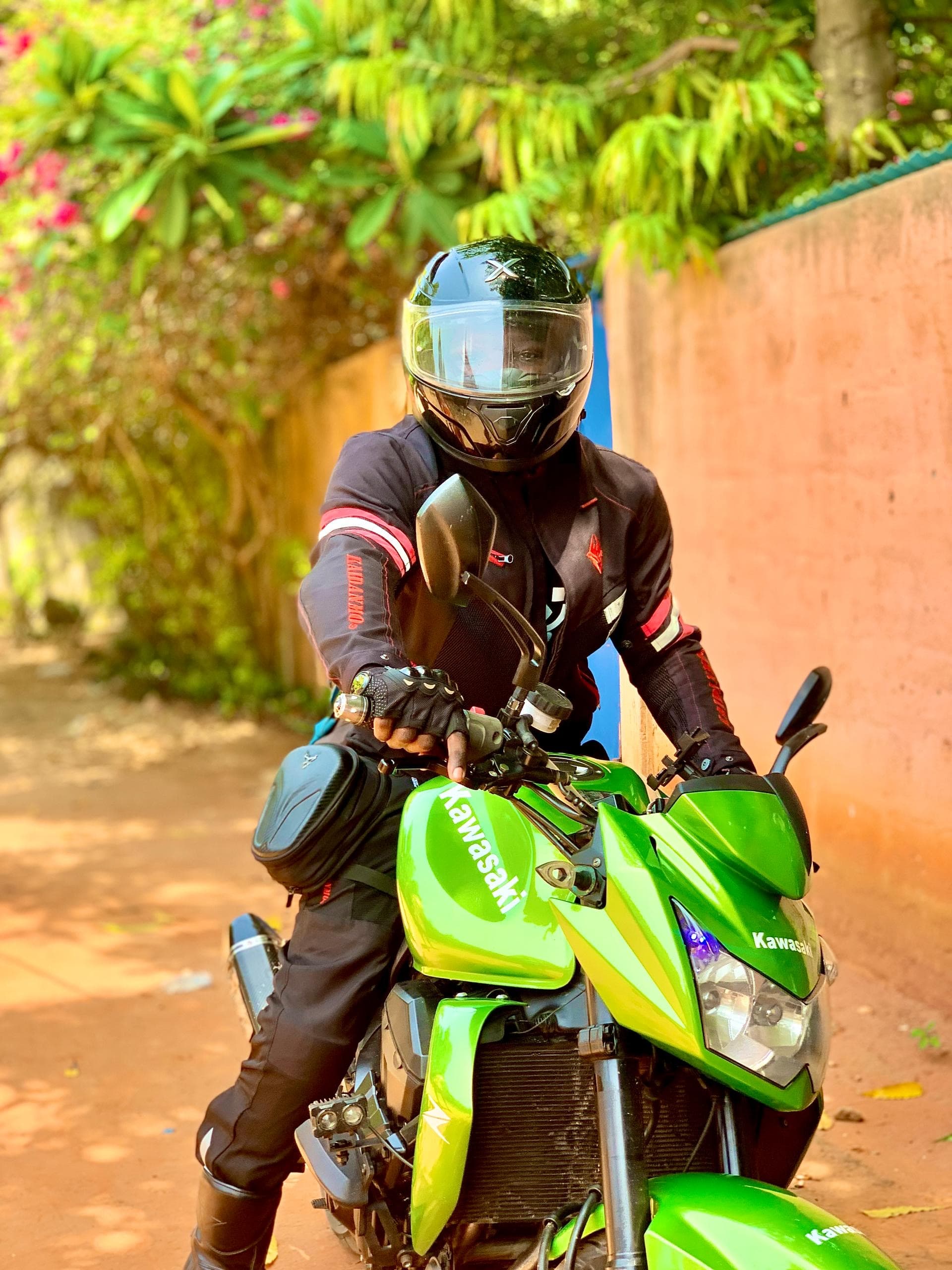 On the Kawasaki Z750